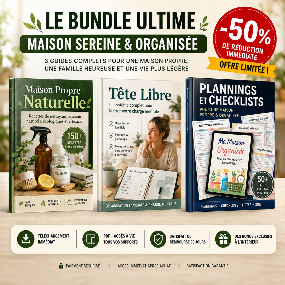 OFFRE EXCLUSIVE — PACK MAISON SEREINE & ORGANISÉE