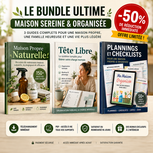 OFFRE EXCLUSIVE — PACK MAISON SEREINE & ORGANISÉE